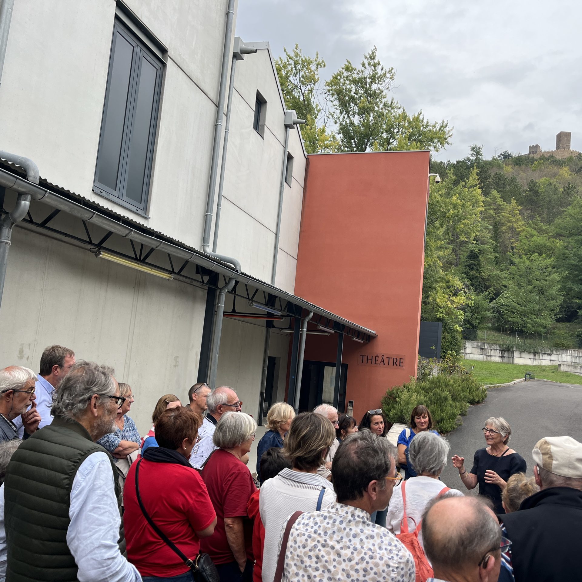 Visite du théâtre